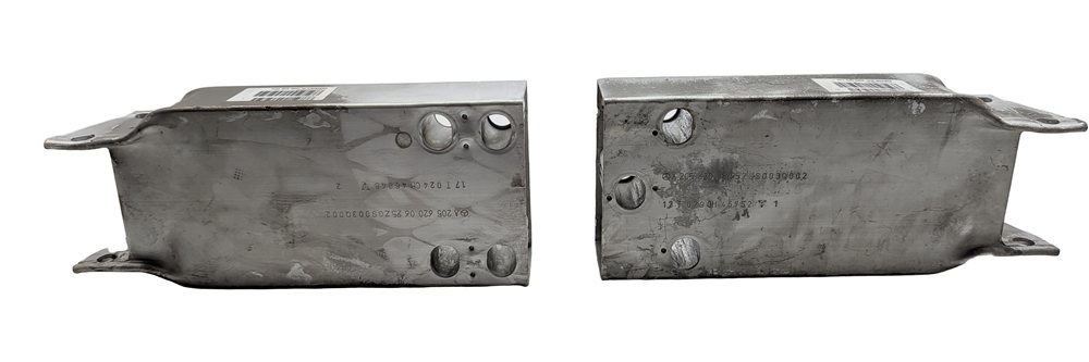 Thumbnail 4: 15-21 MERCEDES C300 C350 C400 C450 (W205) FRONT BUMPER REINFORCEMENT BRACKET SET