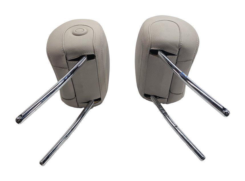 Thumbnail 2: 15-23 C300 GLC300 (W205 X253) FRONT HEADREST W/O LEATHER SET 2 (Beige)