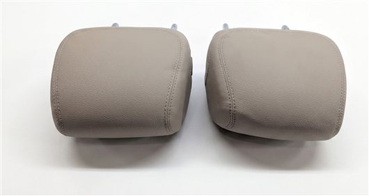 Thumbnail 4: 15-23 C300 GLC300 (W205 X253) FRONT HEADREST W/O LEATHER SET 2 (Beige)