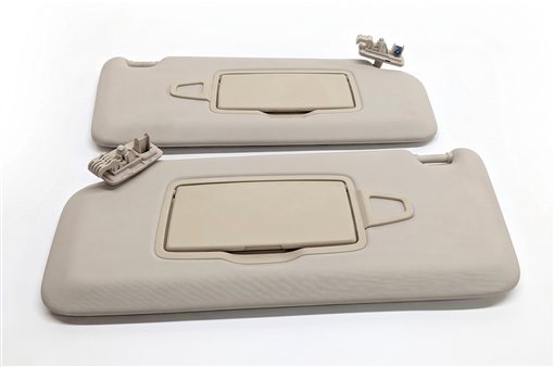 15-17 MERCEDES C300 C350 C400 C450 (W205) LEFT & RIGHT SUNVISOR SET 2 (Beige)