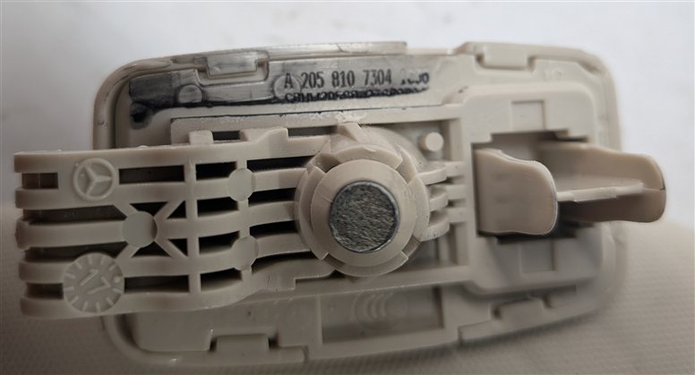 Thumbnail 4: 15-17 MERCEDES C300 C350 C400 C450 (W205) LEFT & RIGHT SUNVISOR SET 2 (Beige)