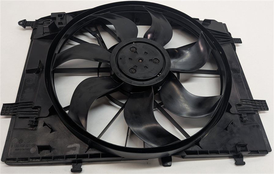 15-21 MERCEDES C300 C400 W205 ELECTRIC RADIATOR COOLING FAN MOTOR BLADE & SHROUD