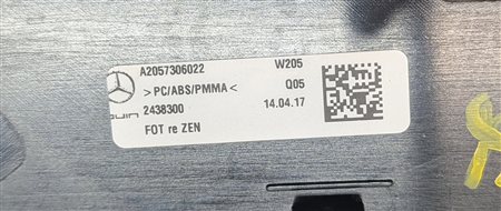 Thumbnail 20: 2017 MERCEDES C300 W205 INTERIOR DOOR CENTER CONSOLE TRIM SET/6 (Zen Brown)