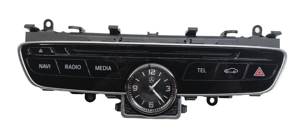 Thumbnail 2: 2017 MERCEDES C300 (W205) DASH MULTIMEDIA AUDIO 20 CONTROL PANEL w/ CLOCK