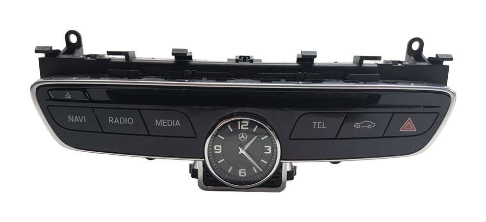 Thumbnail 4: 2017 MERCEDES C300 (W205) DASH MULTIMEDIA AUDIO 20 CONTROL PANEL w/ CLOCK