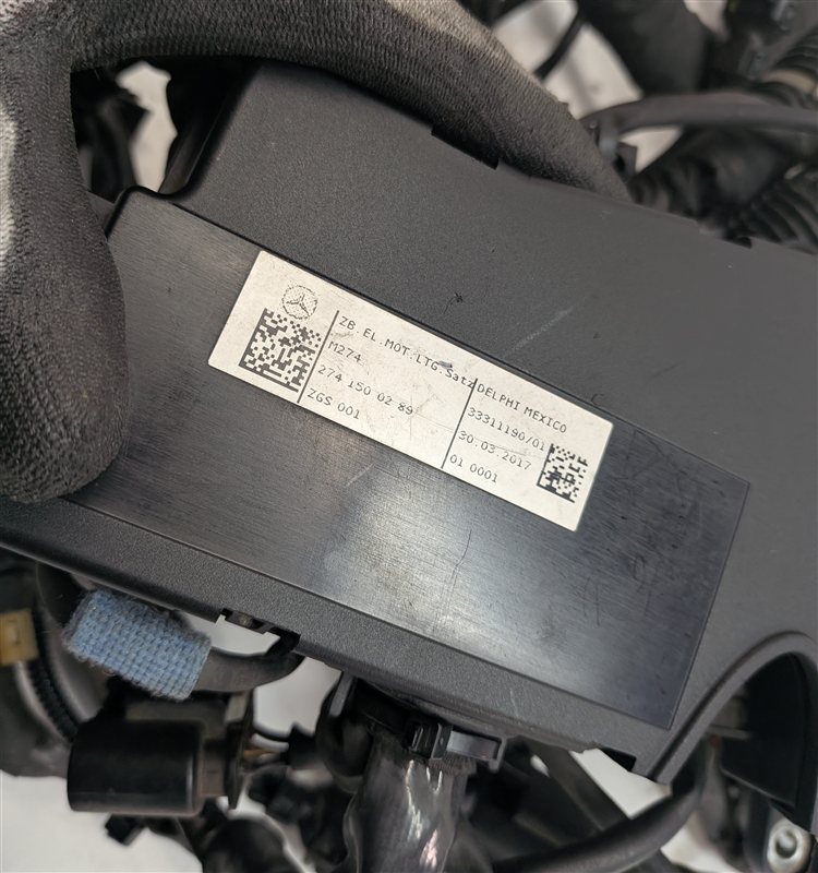 Thumbnail 12: 2017 MERCEDES C300 (W205) 2.0L (274.920) ENGINE MOTOR WIRE WIRING HARNESS LOOM