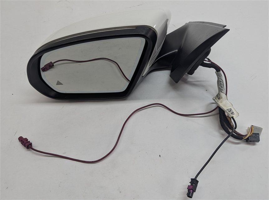 17-21 MERCEDES C300 C350 C400 C450 (W205) LEFT BLIND SPOT DOOR MIRROR (White)