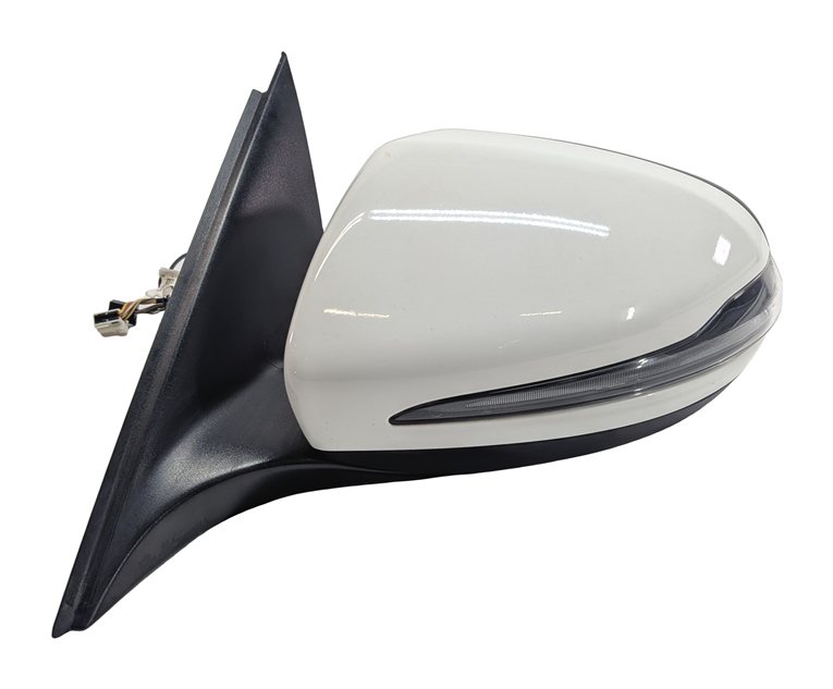 Thumbnail 4: 17-21 MERCEDES C300 C350 C400 C450 (W205) LEFT BLIND SPOT DOOR MIRROR (White)