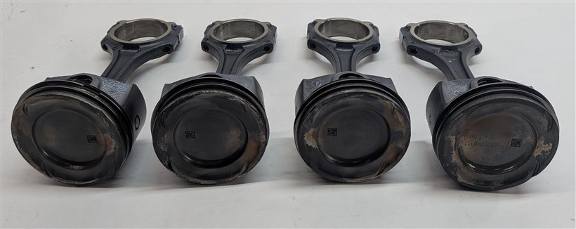 Thumbnail 3: 15-22 MERCEDES C E GLC SLC SLK (W205 W213 R171 X254) 2.0L M274 ENGINE PISTON SET