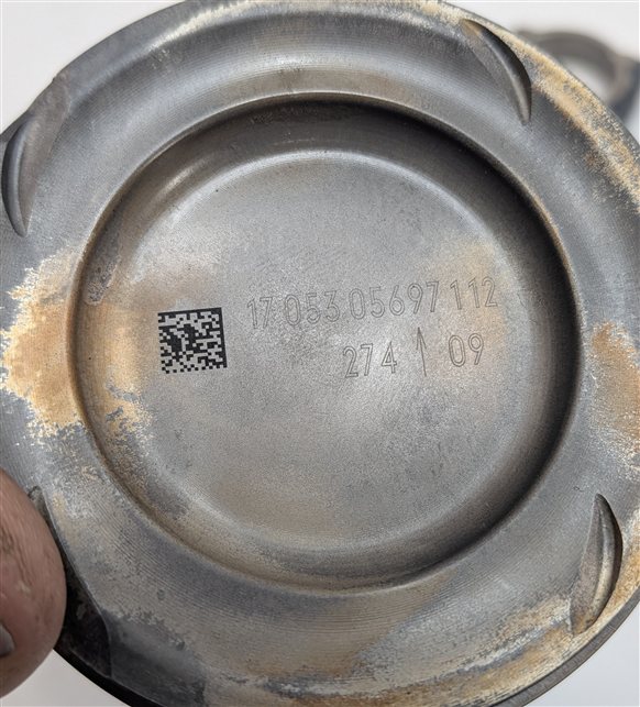 Thumbnail 5: 15-22 MERCEDES C E GLC SLC SLK (W205 W213 R171 X254) 2.0L M274 ENGINE PISTON SET