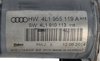 Thumbnail 5: 2007-2015 AUDI Q7 (4L) FRONT WINDSHIELD WIPER MOTOR w/ LINKAGE