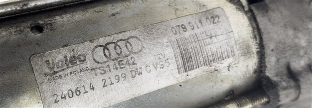 Thumbnail 8: 2010-2017 AUDI A5 A6 A7 Q5 Q7 S4 S5 (B8 8K 8R 8T C7 4G8 4L) ENGINE STARTER MOTOR