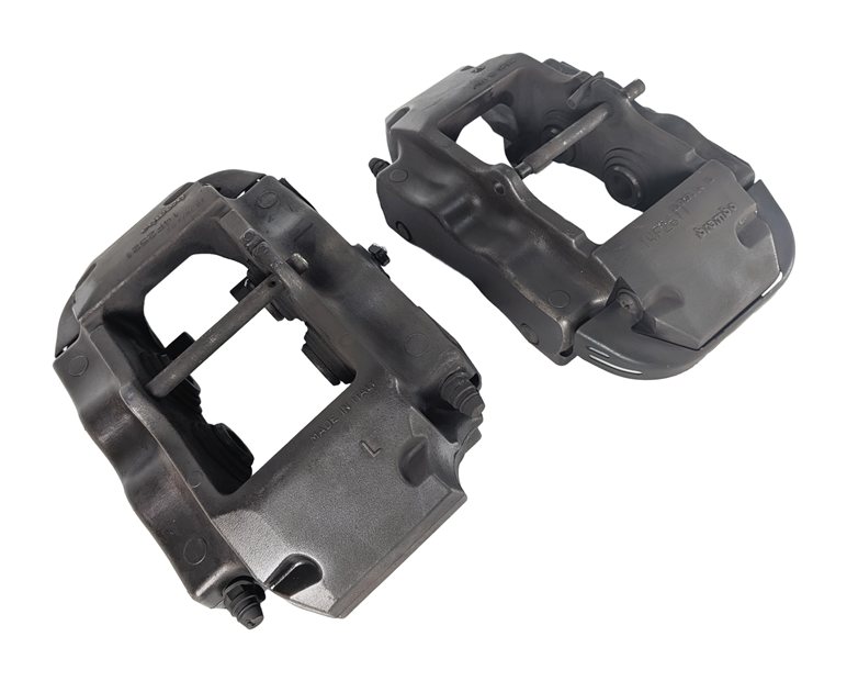 04-15 VW TOUAREG AUDI Q7 4L REAR LEFT & RIGHT ABS DISC BRAKE CALIPER SET2 BREMBO