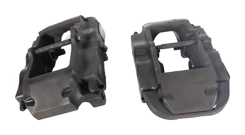 Thumbnail 2: 04-15 VW TOUAREG AUDI Q7 4L REAR LEFT & RIGHT ABS DISC BRAKE CALIPER SET2 BREMBO
