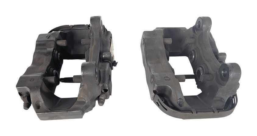 Thumbnail 5: 04-15 VW TOUAREG AUDI Q7 4L REAR LEFT & RIGHT ABS DISC BRAKE CALIPER SET2 BREMBO