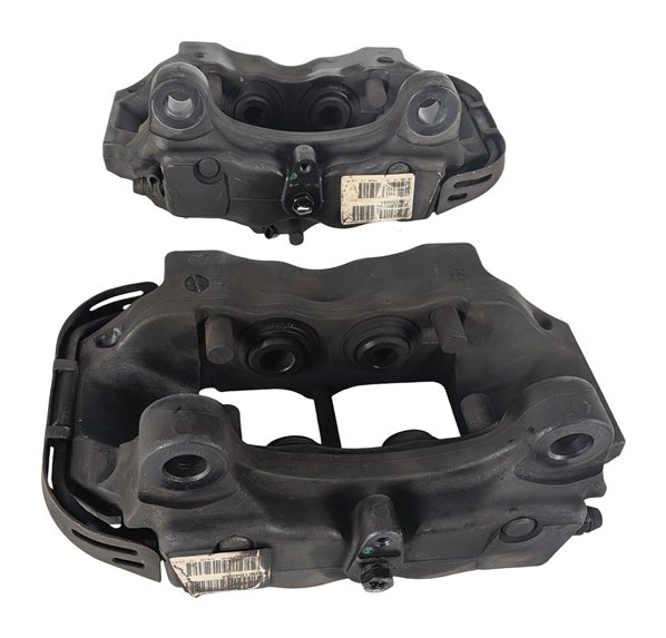 Thumbnail 6: 04-15 VW TOUAREG AUDI Q7 4L REAR LEFT & RIGHT ABS DISC BRAKE CALIPER SET2 BREMBO