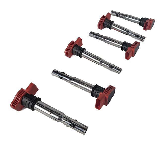Thumbnail 1: 2005-2017 AUDI A4 S4 A5 S5 A6 S6 A7 A8 Q5 SQ5 Q7 R8 S8 IGNITION COIL SET 6