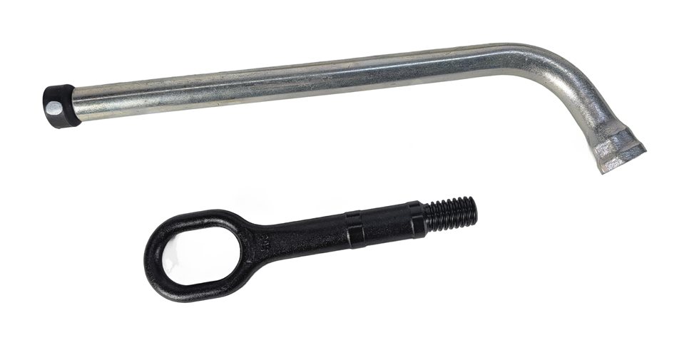 Thumbnail 4: 2013-2015 AUDI Q7 (4L) EMERGENCY SPARE TIRE CAR LIFT JACK LUG WRENCH TOOL KIT