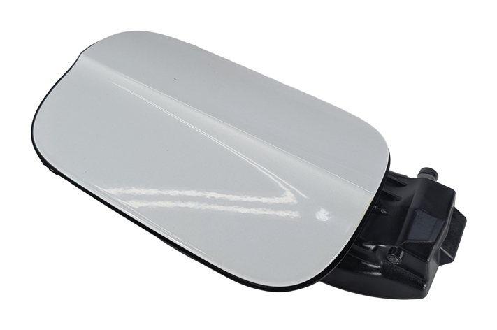 Thumbnail 1: 2010-2015 AUDI Q7 (4L) FUEL TANK DOOR LID COVER TRIM w/ HOUSING (White)