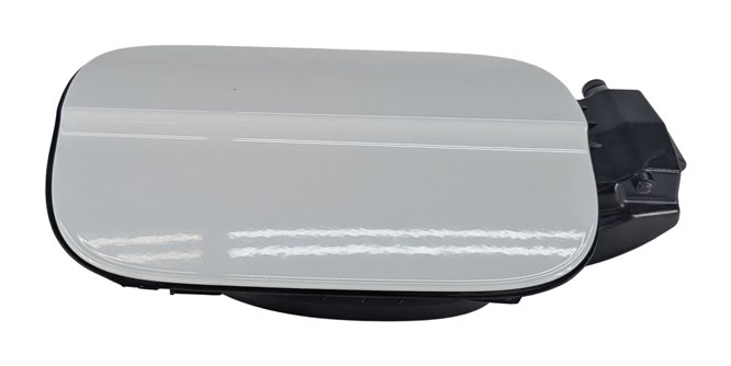 Thumbnail 2: 2010-2015 AUDI Q7 (4L) FUEL TANK DOOR LID COVER TRIM w/ HOUSING (White)