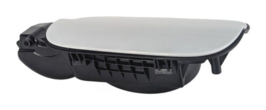 Thumbnail 4: 2010-2015 AUDI Q7 (4L) FUEL TANK DOOR LID COVER TRIM w/ HOUSING (White)