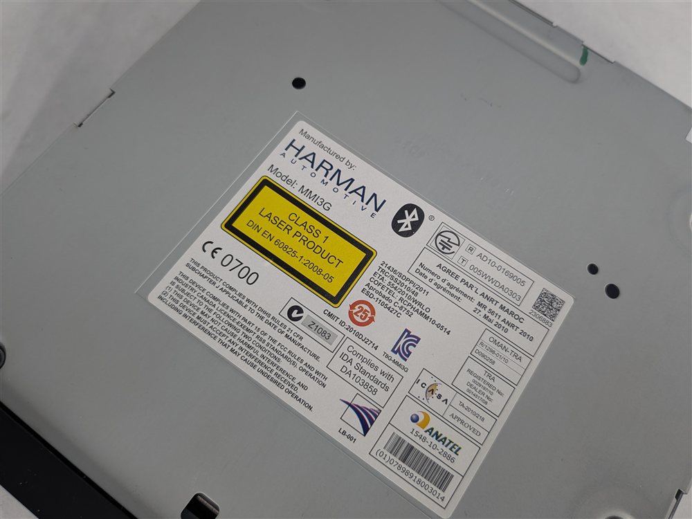 Thumbnail 9: 2013-2015 AUDI Q7 (4L) MMI RADIO STEREO MULTIMEDIA SIM SD MEDIA DVD CD PLAYER