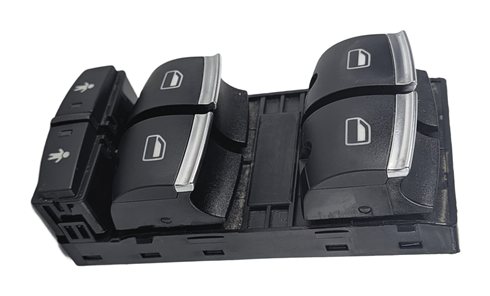 Thumbnail 1: 11-15 AUDI Q7 (4L) FRONT LEFT DRIVER MASTER POWER WINDOW SWITCH w/ CHILD LOCK