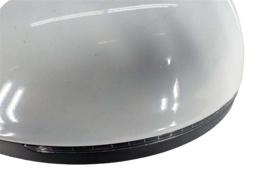 Thumbnail 12: 2013-2015 AUDI Q7 (4L) LEFT DRIVER P-FOLD BLIND SPOT DOOR MIRROR (White)