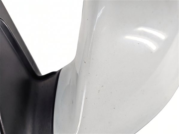 Thumbnail 8: 2013-2015 AUDI Q7 (4L) LEFT DRIVER P-FOLD BLIND SPOT DOOR MIRROR (White)