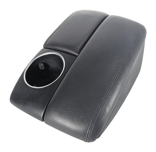 Thumbnail 2: 07-15 AUDI Q7 4L FRONT CENTER CONSOLE STORAGE BIN ARMREST CUPHOLDER (Black)