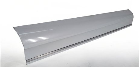 10-15 AUDI Q7 FRONT LEFT DRIVER LOWER DOOR TRIM MOULDING (w/out SLINE) (White)