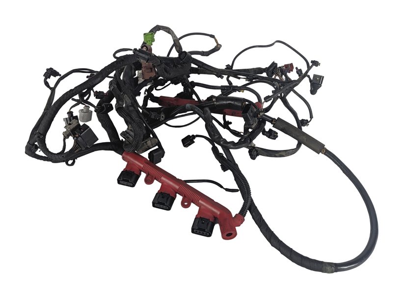 Thumbnail 4: 2015 AUDI Q7 (4L) 3.0L SUPER (CTWB) ENGINE MOTOR WIRE WIRING HARNESS LOOM