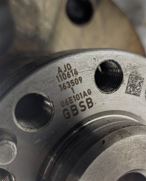 Thumbnail 6: 2015 AUDI Q7 (4L) 3.0L SUPER (CTWB) ENGINE CRANKSHAFT CRANK SHAFT