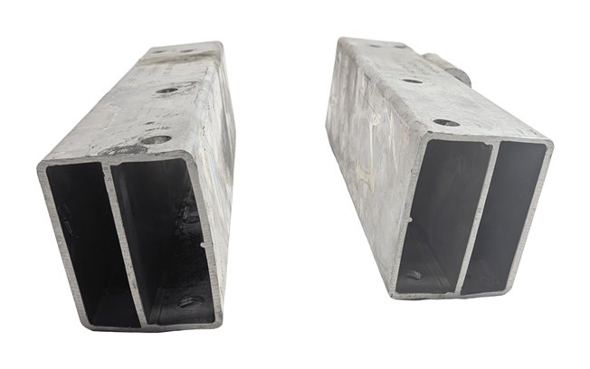 Thumbnail 3: 09-17 AUDI Q5 SQ5 (B8) REAR BUMPER CRASH IMPACT REINCFORCEMENT BAR BRACKET SET/2