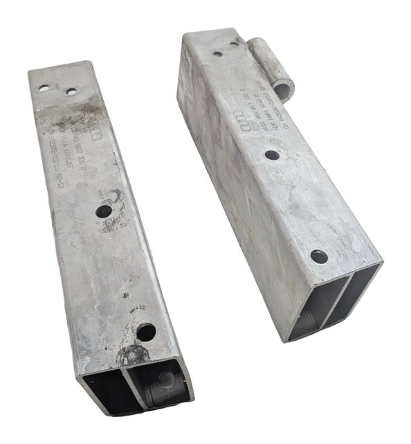 Thumbnail 4: 09-17 AUDI Q5 SQ5 (B8) REAR BUMPER CRASH IMPACT REINCFORCEMENT BAR BRACKET SET/2