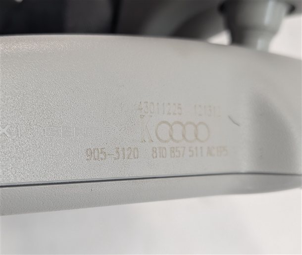 Thumbnail 8: 12-17 AUDI A5 S5 RS5 A8 S8 Q5 SQ5 AUTODIM REARVIEW MIRROR w/COMPASS (Grey)