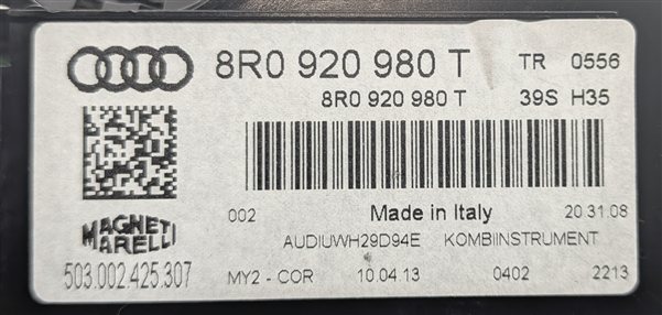 Thumbnail 27: 2013 AUDI Q5 (B8 8R) 2.0L CPMA TURBO ENGINE ECM BCM IMMOBILIZER MODULE KEY SET