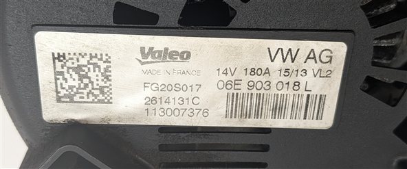 Thumbnail 6: 2013-2017 AUDI S4 S5 SQ5 Q5 (B8 8K 8T 8R) 3.0L 180 AMP ALTERNATOR POWER CHARGER