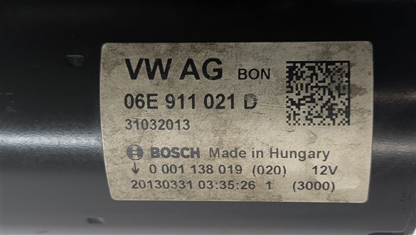 Thumbnail 7: 2013-2018 AUDI A7 A8 Q5 (B8 8R C7 D3) 3.0L SUPER AUTO START STOP STARTER MOTOR