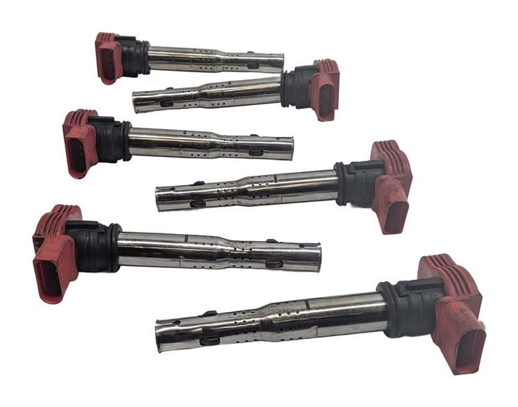 Thumbnail 2: 2005-2017 AUDI A4 S4 A5 S5 A6 S6 A7 A8 Q5 SQ5 Q7 R8 S8 IGNITION COIL SET 6