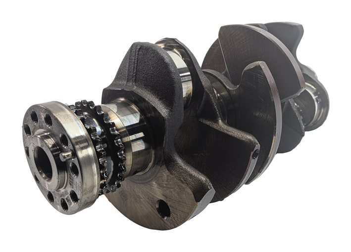 Thumbnail 4: 2013 AUDI Q5 (B8 8R) 3.0L SUPER (CTUC) ENGINE MOTOR CRANKSHAFT CRANK SHAFT
