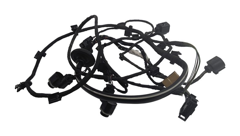 Thumbnail 4: 2013 AUDI Q5 (B8 8R) REAR BUMPER PARK ASSIST PDC SENSORS w/WIRE HARNESS (Blue)