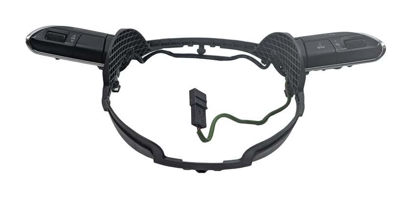 Thumbnail 2: 2013 AUDI Q5 (B8 8R) STEERING WHEEL MULTIFUNCTION SWITCH SET/2 w/TRIM (Grey)