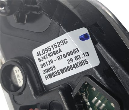 Thumbnail 5: 2013 AUDI Q5 (B8 8R) STEERING WHEEL MULTIFUNCTION SWITCH SET/2 w/TRIM (Grey)