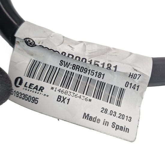 Thumbnail 4: 2013 AUDI Q5 (B8 8R) 3.0L NEGATIVE GROUND BATTERY CABLE w/IBS SENSOR TERMINAL