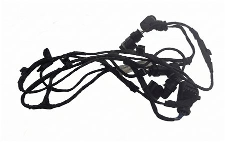 Thumbnail 2: 2013 AUDI Q5 (B8 8R) FRONT BUMPER PARK ASSIST PDC SENSORS w/WIRE HARNESS (Blue)