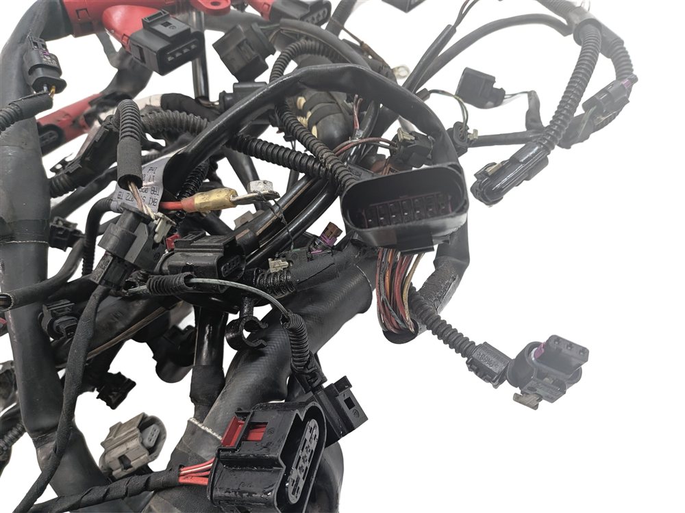 Thumbnail 4: 2013 AUDI Q5 (B8 8R) 3.0L SUPER (CTUC) ENGINE MOTOR WIRING WIRE HARNESS
