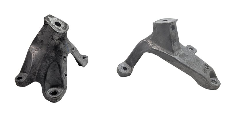 Thumbnail 3: 2013 AUDI Q5 (B8 8R) 3.0L SUPER (CTUC) ENGINE LEFT/RIGHT MOUNT BRACKET SET/2