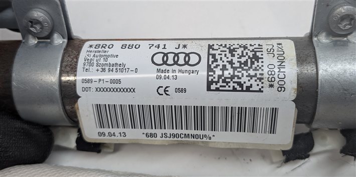Thumbnail 4: 2013-2017 AUDI Q5 SQ5 (B8 8R) LEFT DRIVER ROOF SIDE CURTAIN AIRBAG AIR BAG
