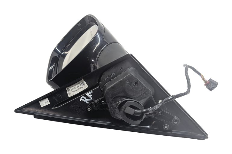 Thumbnail 5: 09-14 AUDI Q5 (8R) RIGHT P-FOLD HEAT AUTODIM MEMORY DOOR MIRROR w/ LIGHT (Blue)